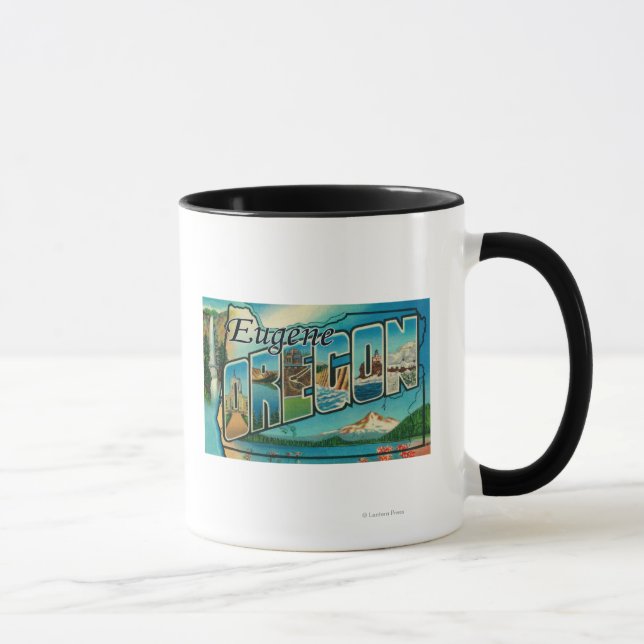 Eugene, OregonLarge Letter ScenesEugene, OR Mug (Right)