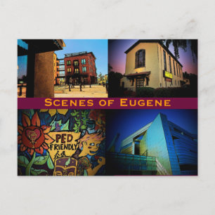 Eugene Scenes Postcard