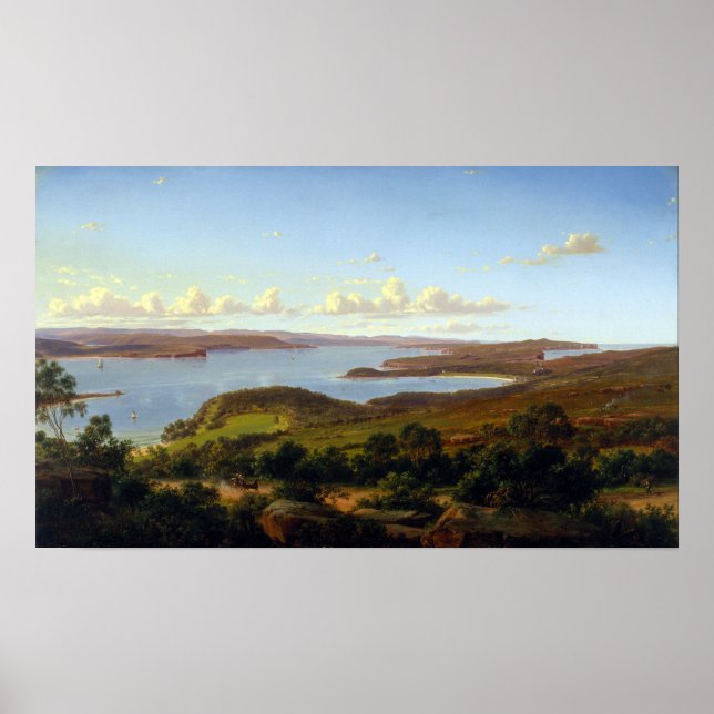 Eugene von Guérard Sydney Heads Poster (Front)