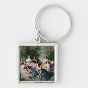 Eugenie Surrounded by her Ladies-in-Waiting Key Ring
