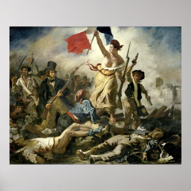Eugne Delacroix Liberty Leading the People Poster (Front)
