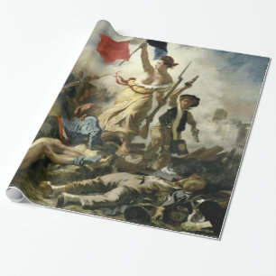 Eugne Delacroix Liberty Leading the People Wrapping Paper