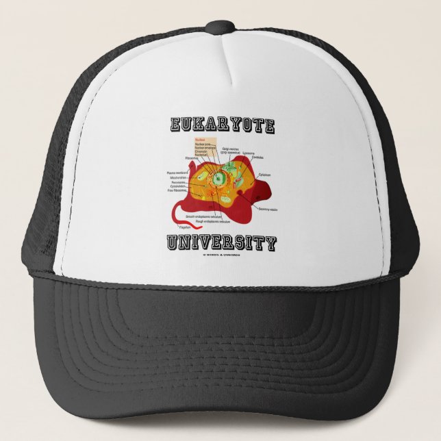 Eukaryote University (Animal Cell) Trucker Hat (Front)