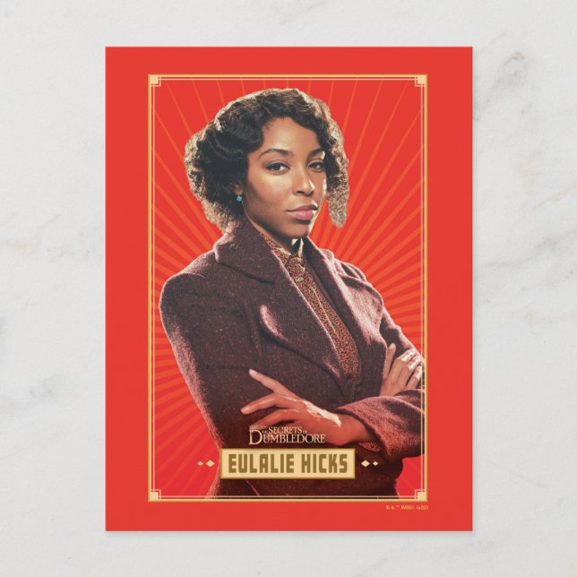 Eulalie Hicks Character Graphic Postcard (Front)