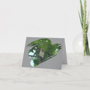 Eule im Baum Note Card