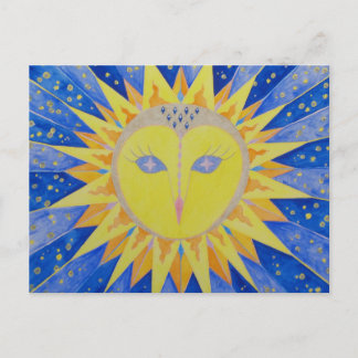 Eule Sunowl Postcard