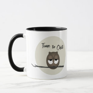 Eule - Zeit zum Entspannen Mug