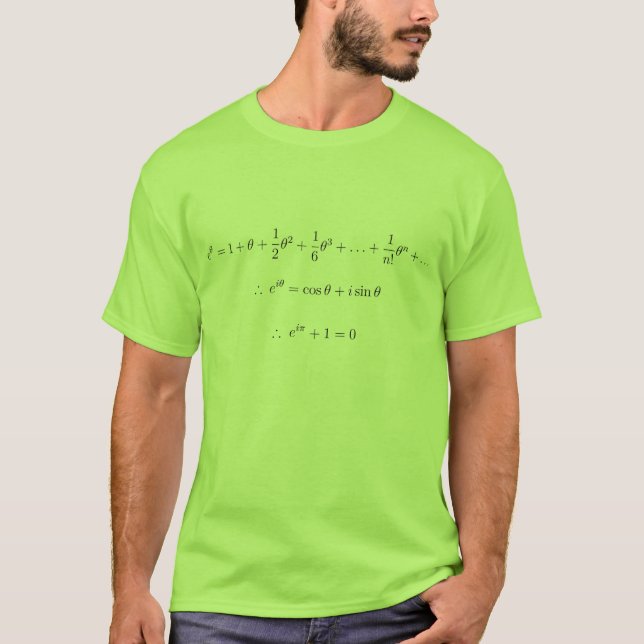 Euler explained T-Shirt (Front)