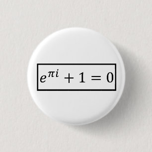 Euler Formulates 3 Cm Round Badge