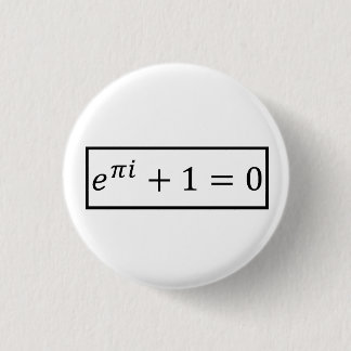 Euler Formulates 3 Cm Round Badge