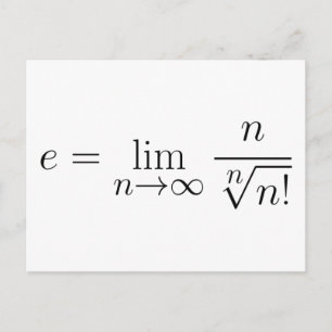 Euler's constant by Stirling's equation Postcard