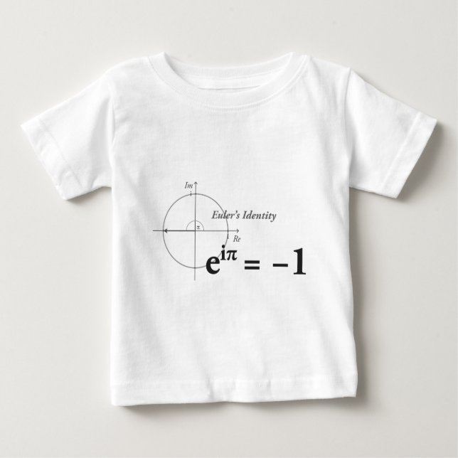 Euler's Identity Math Formula Baby T-Shirt (Front)
