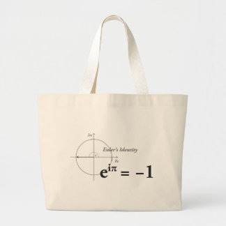 Euler's Identity Math Formula Large Tote Bag