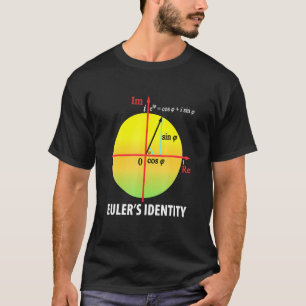 Eulers Identity Mathematics Day Mathematicians T-Shirt