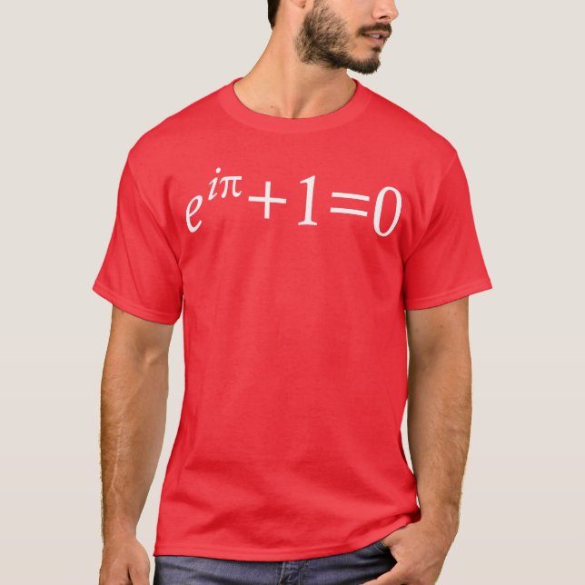 Euler's Identity T-Shirt (Front)