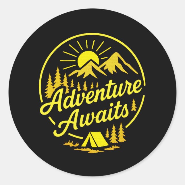 Eunice  classic round sticker (Front)