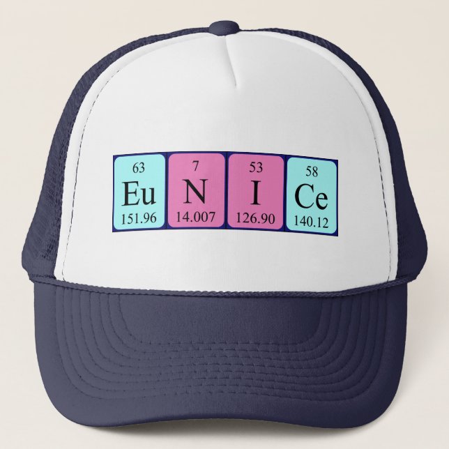 Eunice periodic table name hat (Front)