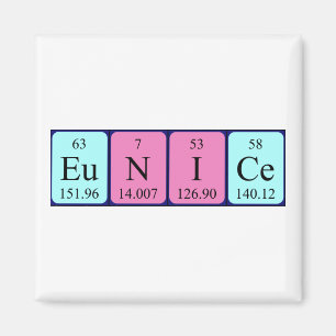 Eunice periodic table name magnet