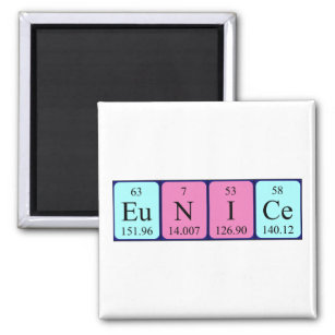 Eunice periodic table name magnet