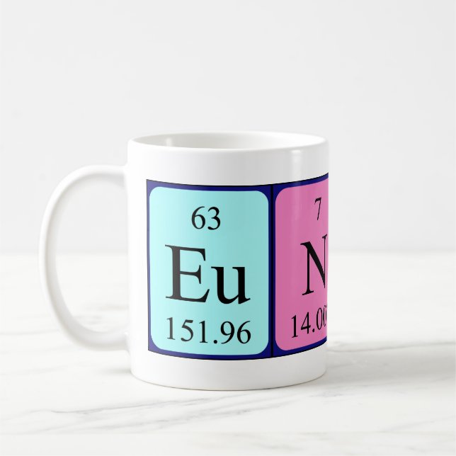 Eunice periodic table name mug (Left)