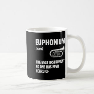 Euphonium Brass Instrument Marching Band Artwork Coffee Mug