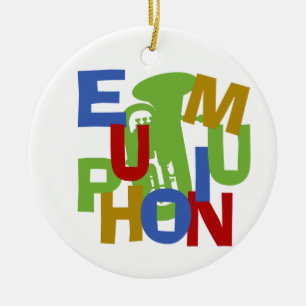 Euphonium Ceramic Ornament