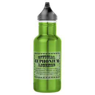 Euphonium License Water Bottle