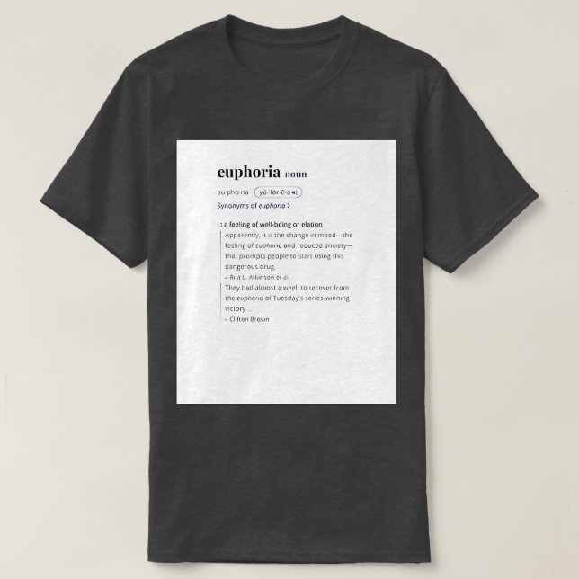 euphoria kendrick lamar TShirt (Design Front)