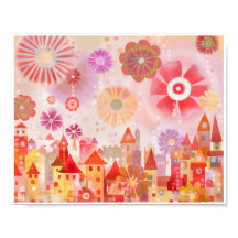 Euphoric Town 3rd Stage Celebration Art Print