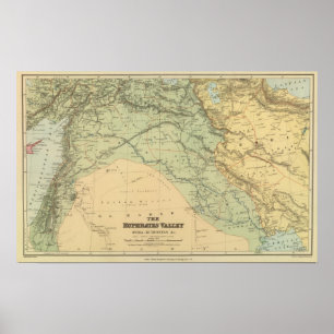 Euphrates Valley, Syria Poster