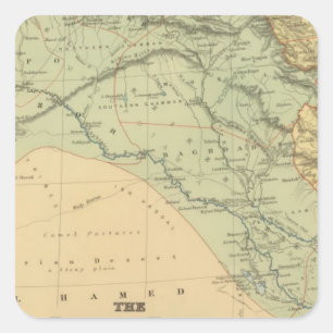 Euphrates Valley, Syria Square Sticker