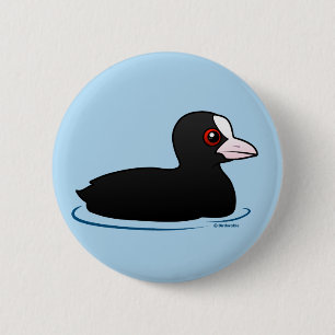 Eurasian Coot 6 Cm Round Badge
