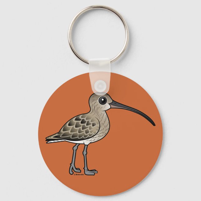 Eurasian Curlew Key Ring (Front)