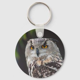 Eurasian Eagle Owl Keychain