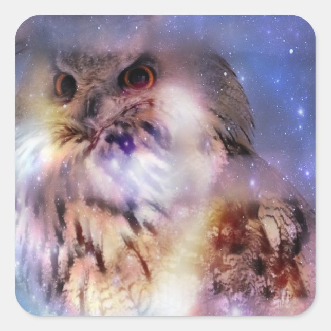 Eurasian Eagle-owl Stickers (Front)