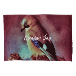 Eurasian Jay (Garrulus glandarius) Pillowcase