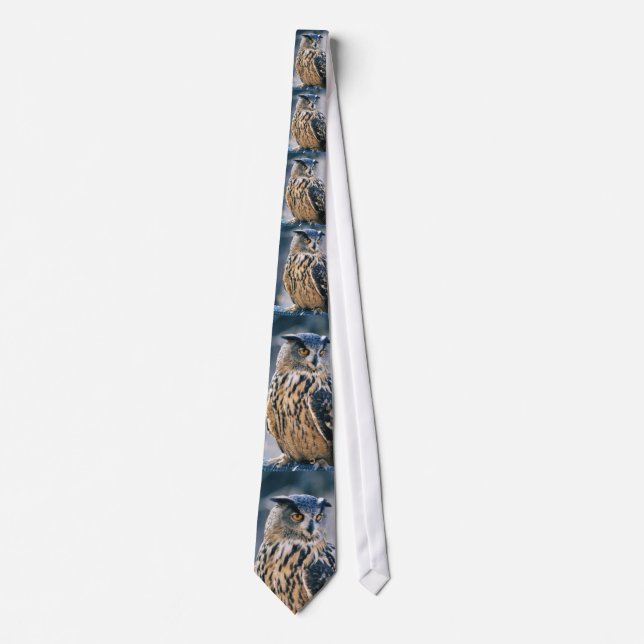 Eurasian Owl Necktie (Front)