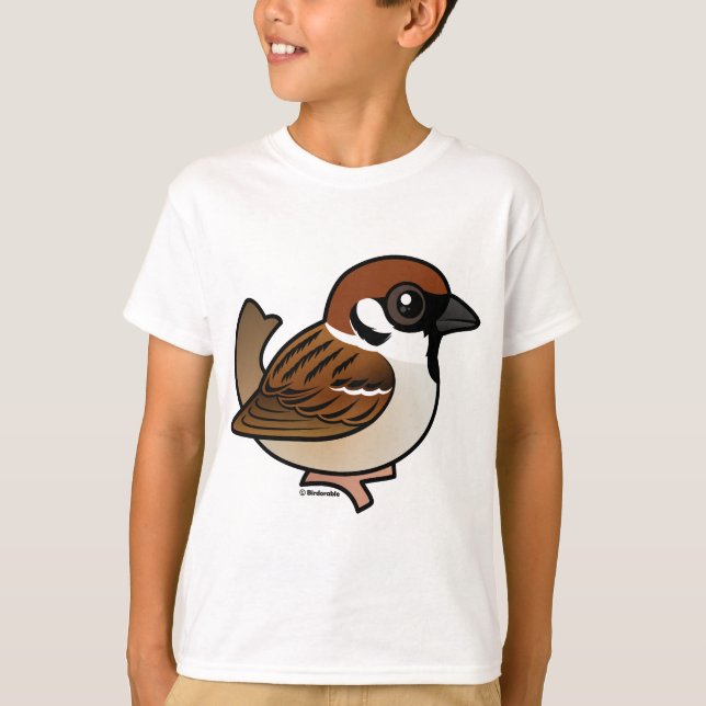 Eurasian Tree Sparrow T-Shirt (Front)