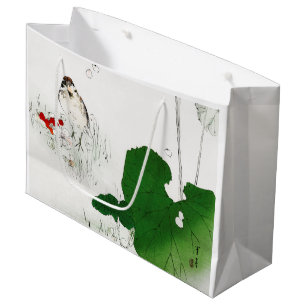 Eurasian Tree Sparrow, Watanabe Seitei Large Gift Bag