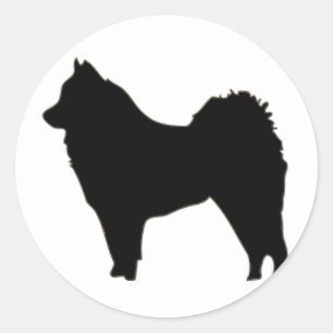 eurasier classic round sticker