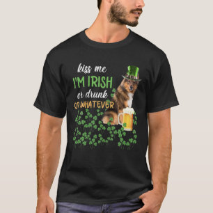 Eurasier Kiss Me I'm Irish Or Drunk Or Whatever T-Shirt