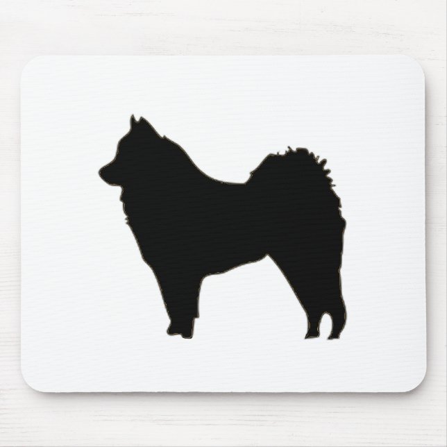 eurasier silo black.png mouse pad (Front)