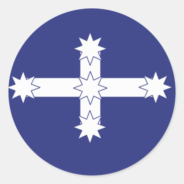 Eureka Flag Classic Round Sticker (Front)