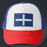 Eureka Flag Trucker Hat<br><div class="desc">Australian Eureka Flag. Created and flown at the 1854 Battle of Eureka Stockade. The Eureka Flag was flown at the Battle of the Eureka Stockade,  which took place on 3 December 1854 at Ballarat in Victoria,  Australia. It was the culmination of the 1851–1854 Eureka Rebellion on the Victorian goldfields</div>