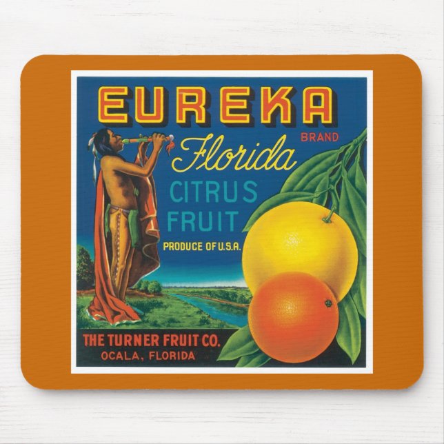 Eureka Florida Citrus Fruit Mouse Pad (Front)