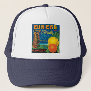 Eureka Florida Citrus Fruit Trucker Hat