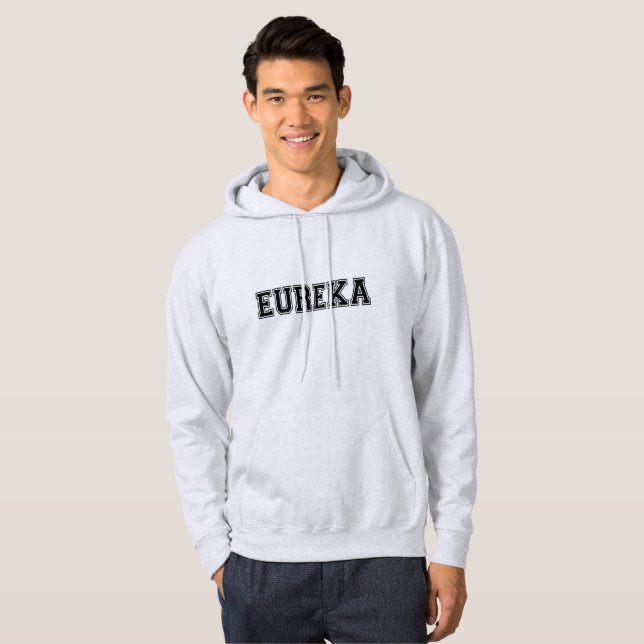 😜💡Eureka-Funny Cool Exclamation Men's Pullover (Front Full)