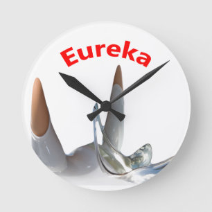 Eureka Round Clock