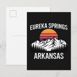 Eureka Springs Announcement Postcard