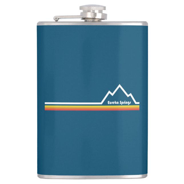 Eureka Springs, Arkansas Hip Flask (Front)